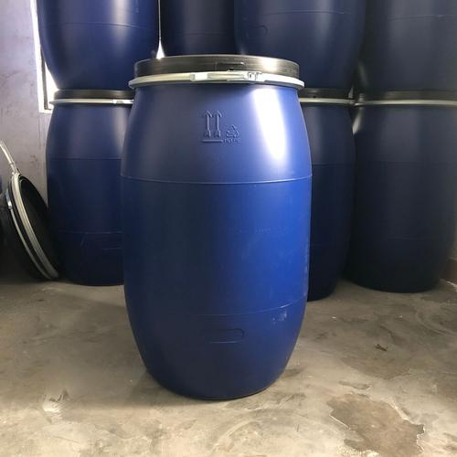 200l蓝色铁箍桶200kg大口塑料桶200升大口化工原料桶圆桶工厂直销